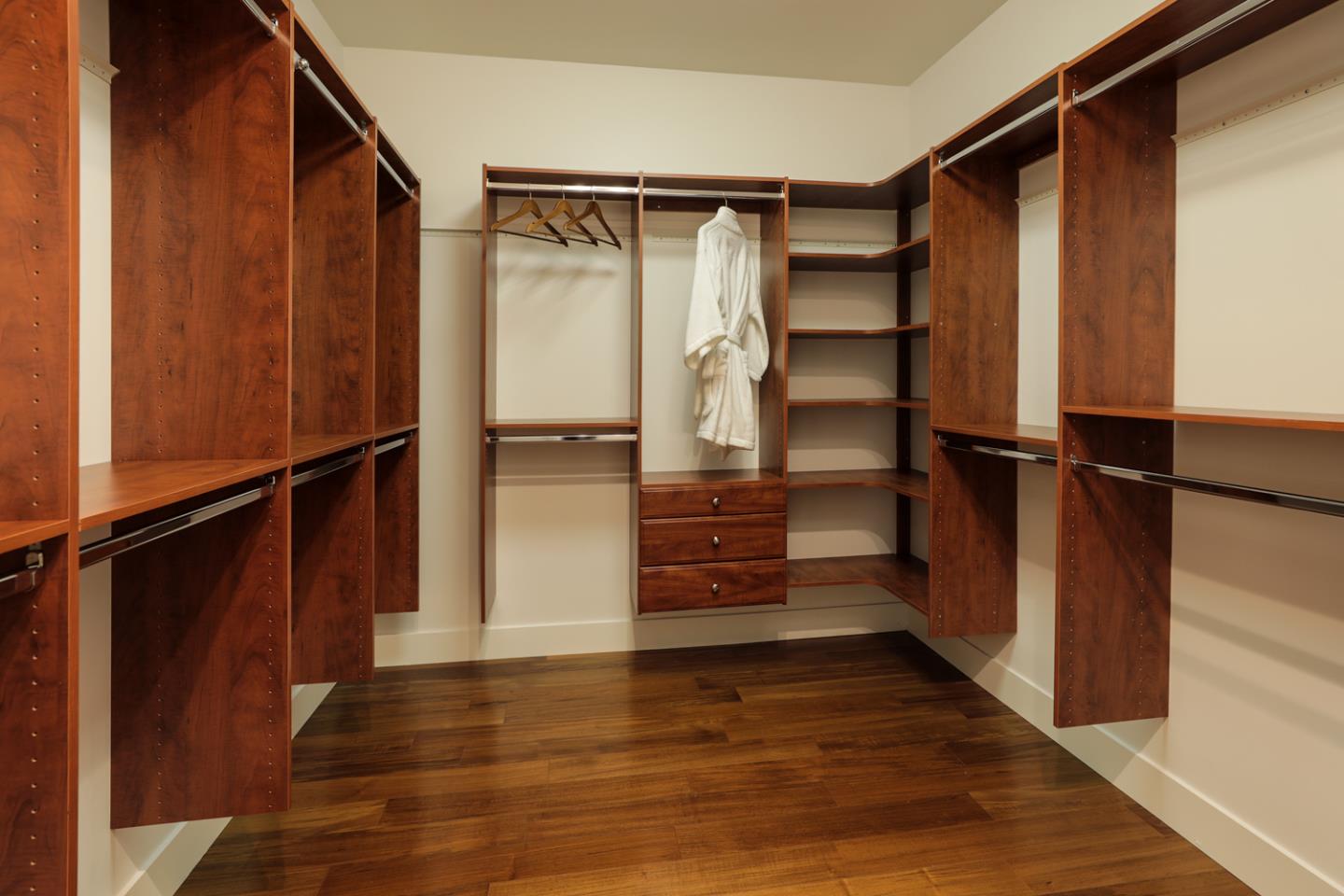 1136 Miramonte Avenue Los Altos, CA 94024 - Photo 28 of 58 a view of walk in closet with empty racks