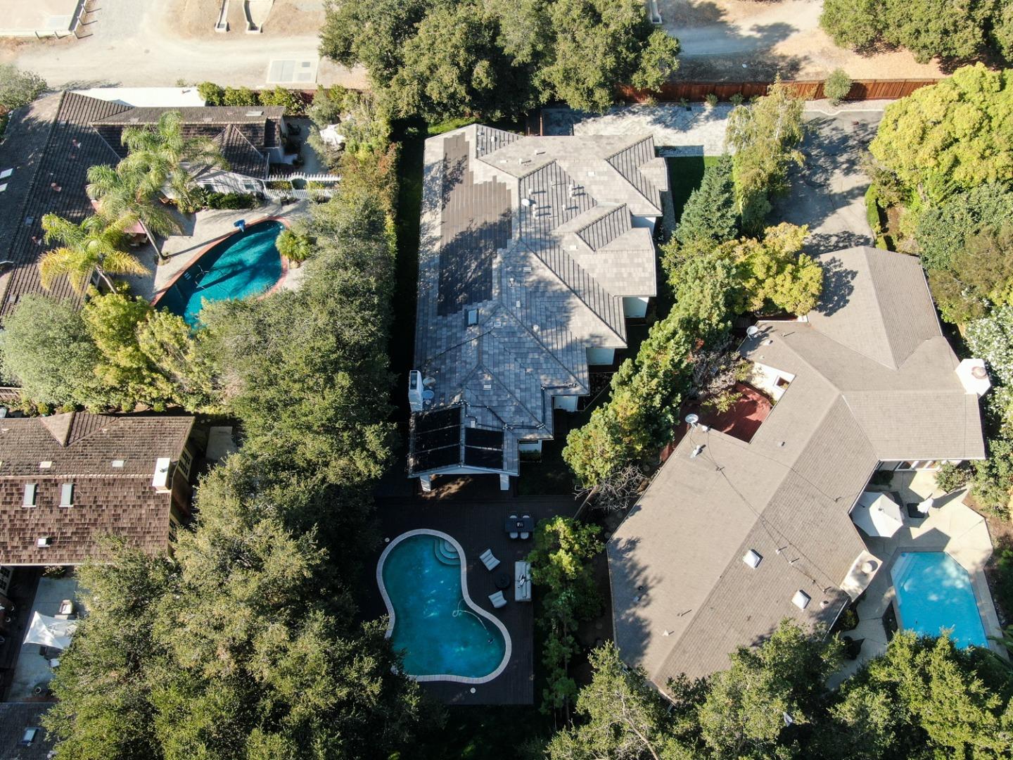 1136 Miramonte Avenue Los Altos, CA 94024 - Photo 52 of 58 an aerial view of multiple houses with yard