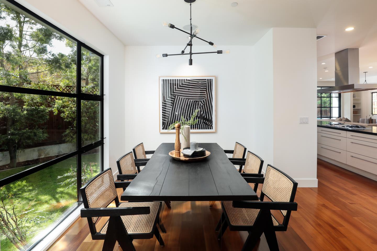 1136 Miramonte Avenue Los Altos, CA 94024 - Photo 8 of 58 a view of a dining room with furniture window and wooden floor