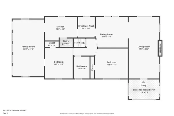 $330,000 | 308 South 8th Street, Plattsburg, MO 64477