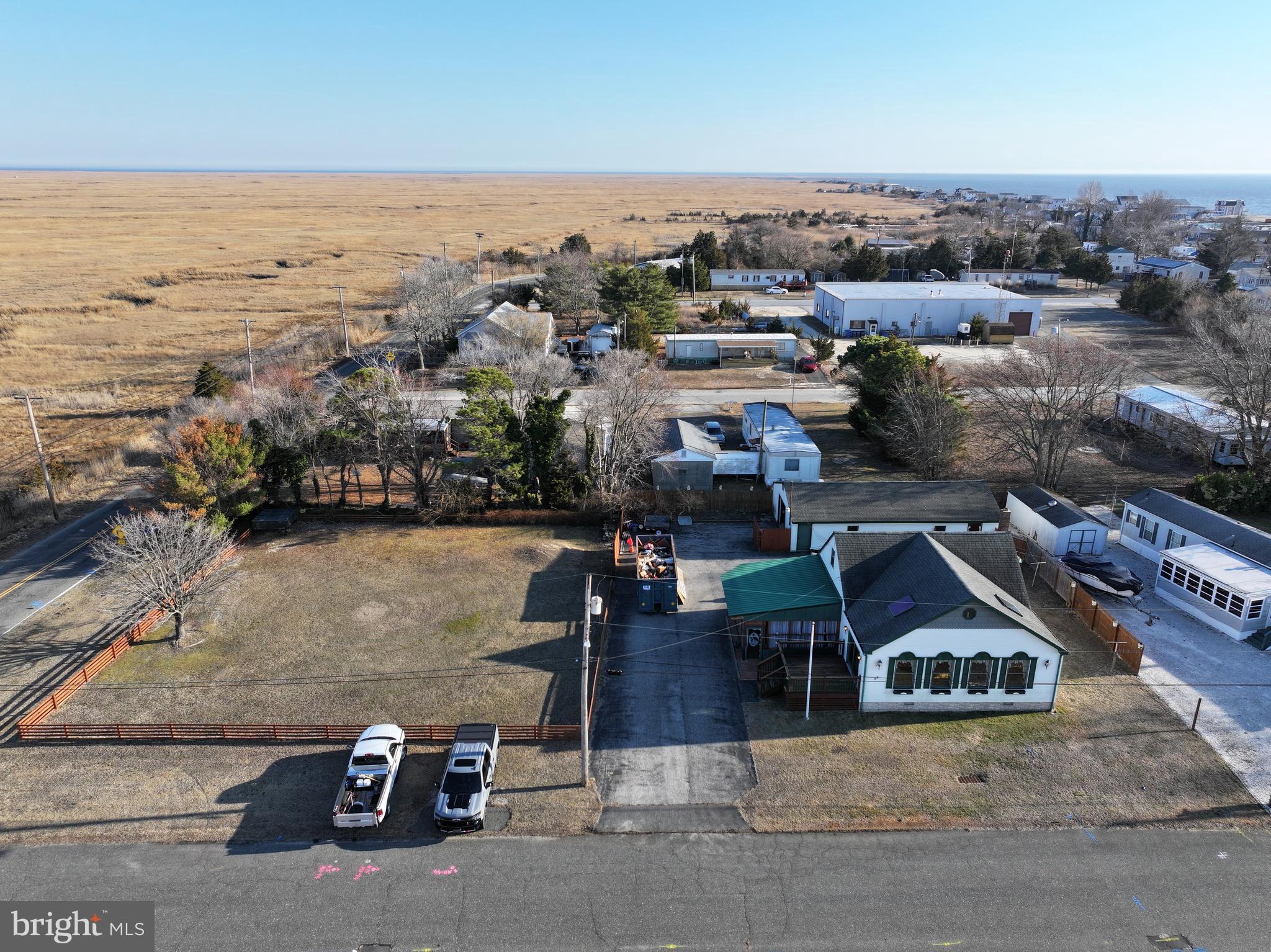 7 Princeton Avenue Fortescue, NJ 08321 - Photo 74 of 79 an aerial view of a house with a garden
