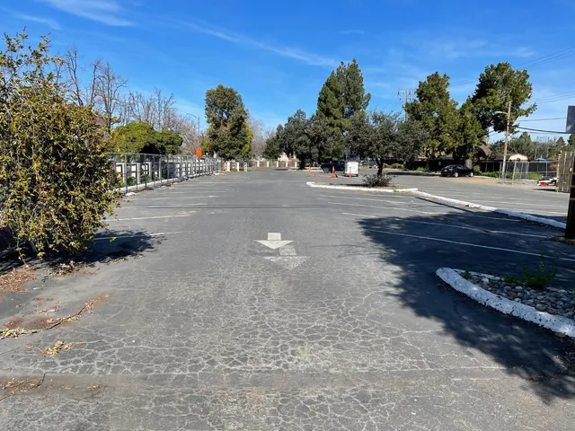 a view of street with houses