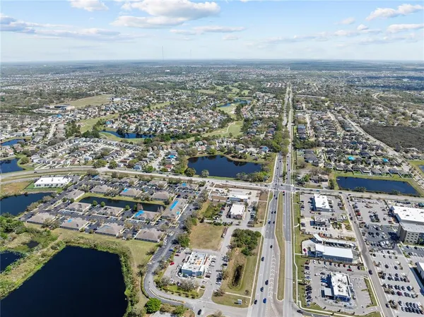 a view of lake and yard