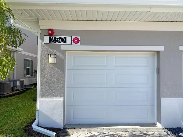 a view of a door and utility room