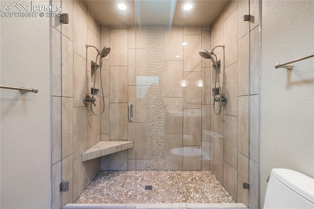 1125 Garlock Lane Colorado Springs, CO 80918 - Photo 29 of 49 a bathroom with a shower