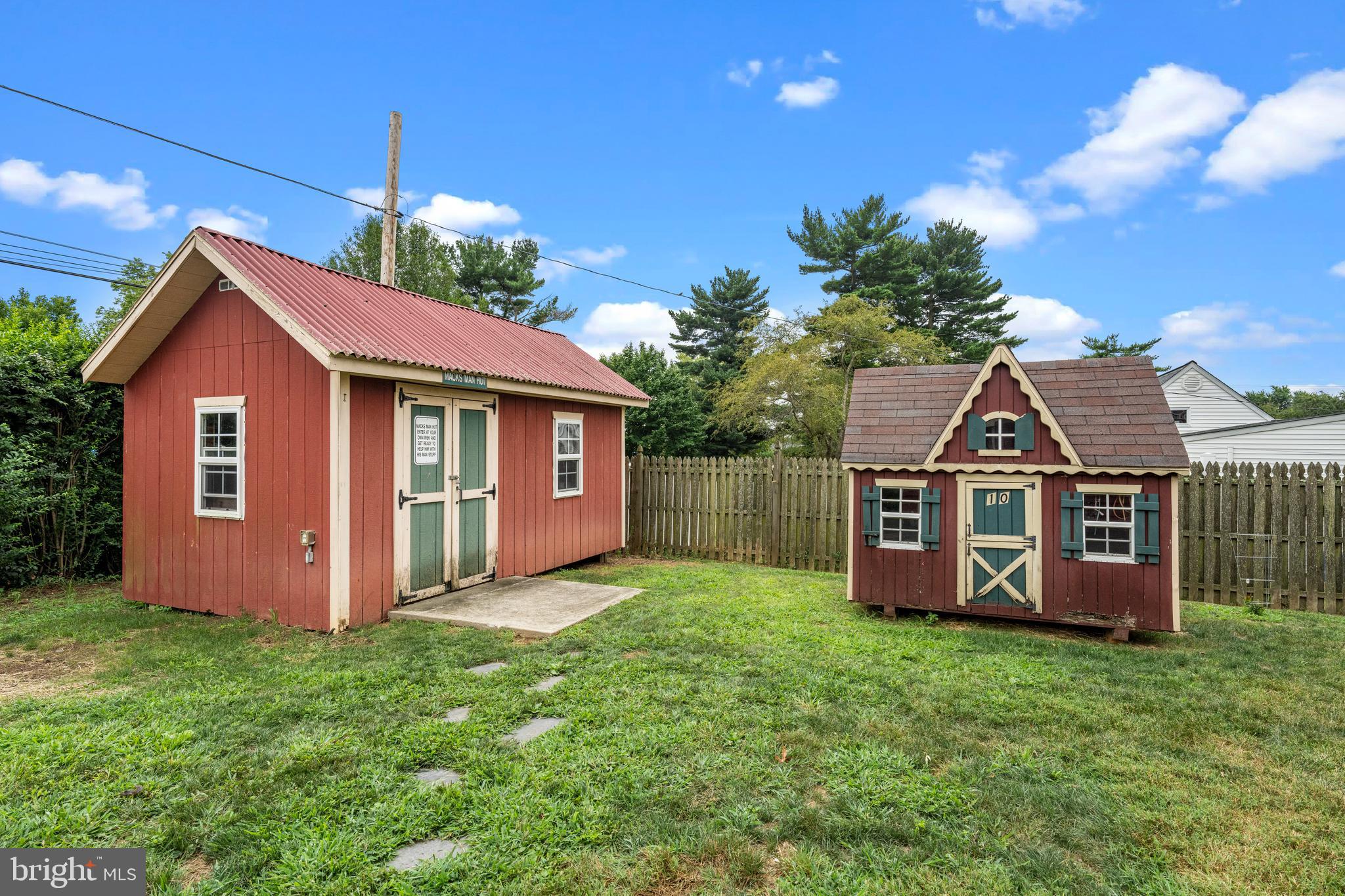 10 Sugarplum Road Levittown, PA 19056 - Photo 8 of 38 Great sized shed and additional shed playhouse