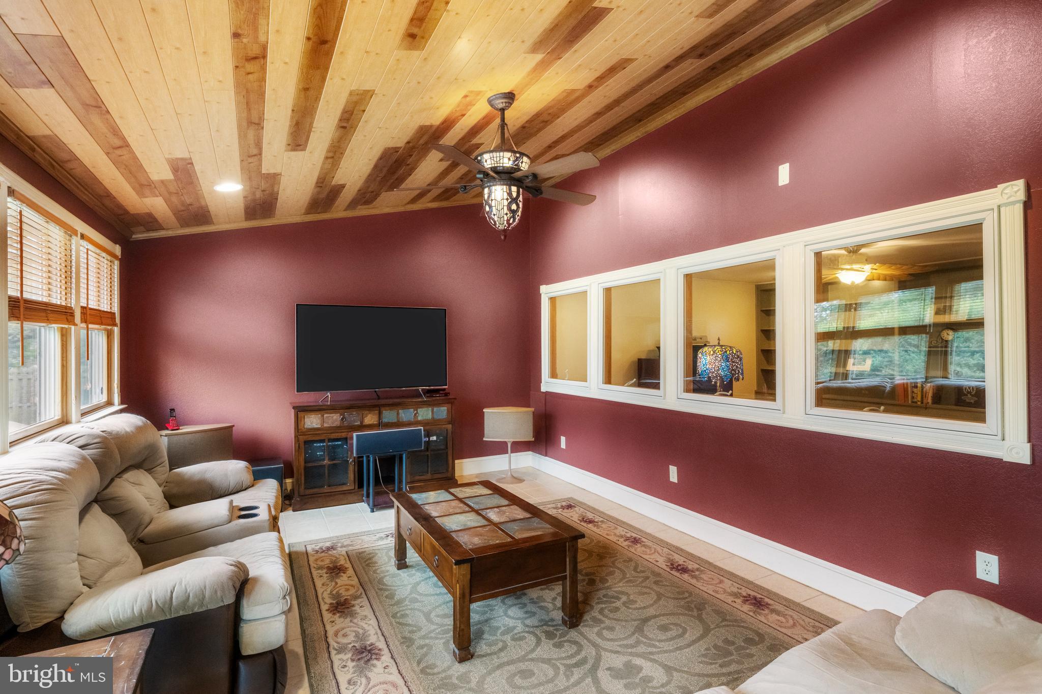 10 Sugarplum Road Levittown, PA 19056 - Photo 10 of 38 Large family room addition showcasing wood ceiling