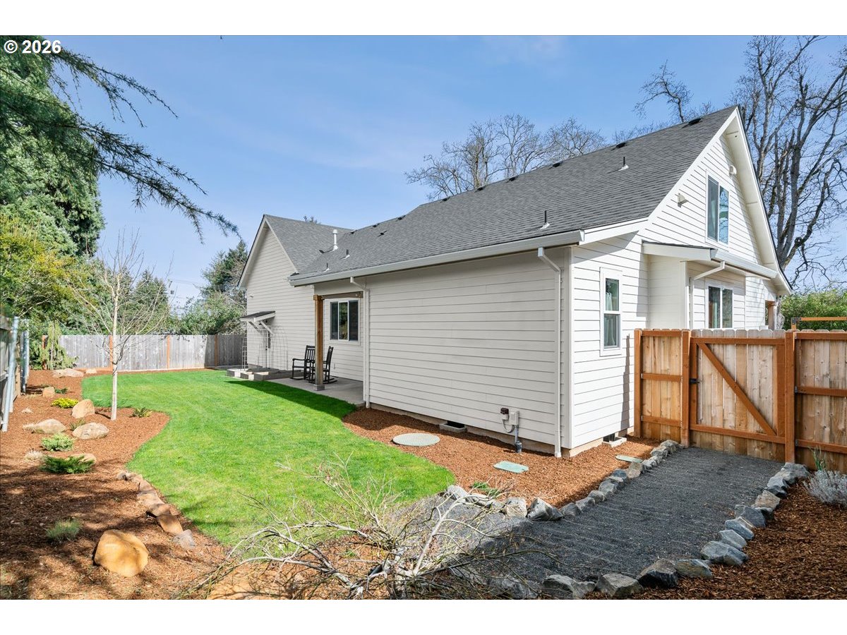 1305 Uff Da Street Silverton, OR 97381 - Photo 11 of 46 a backyard of a house with seating space