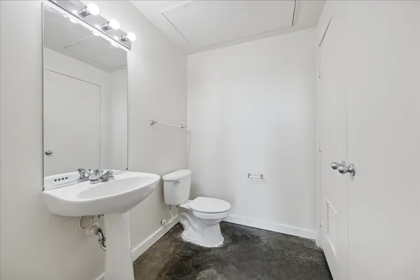 wooden floor in a gallery