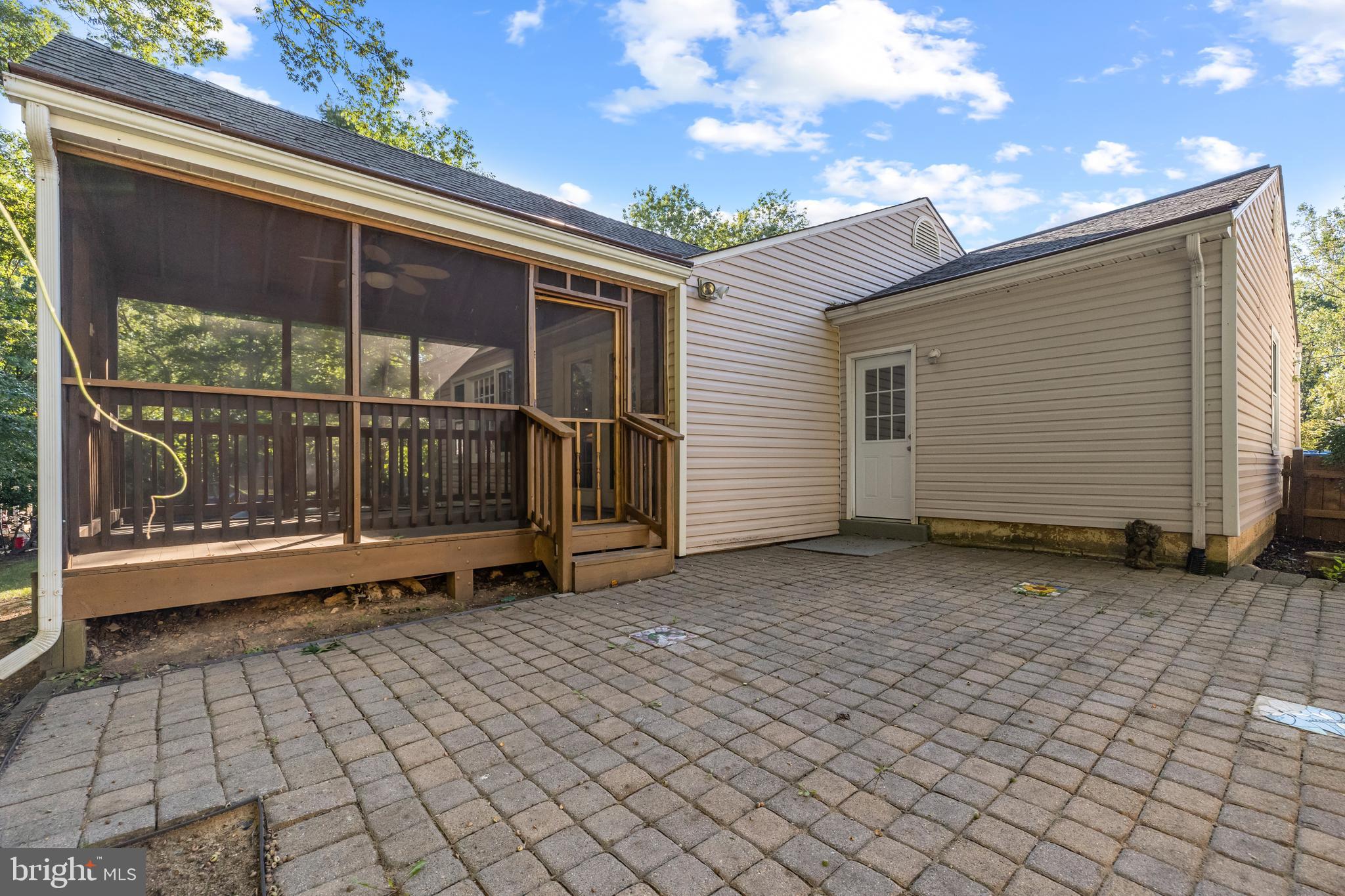7933 St George Court Springfield, VA 22153 - Photo 36 of 40 Spacious patio off screened in porch!