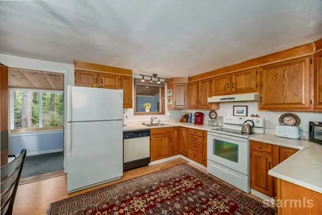 a view of a porch with furniture