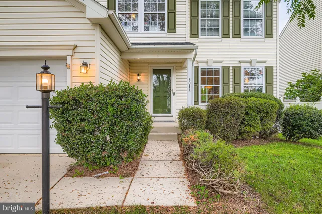 a view of a pathway both side of house