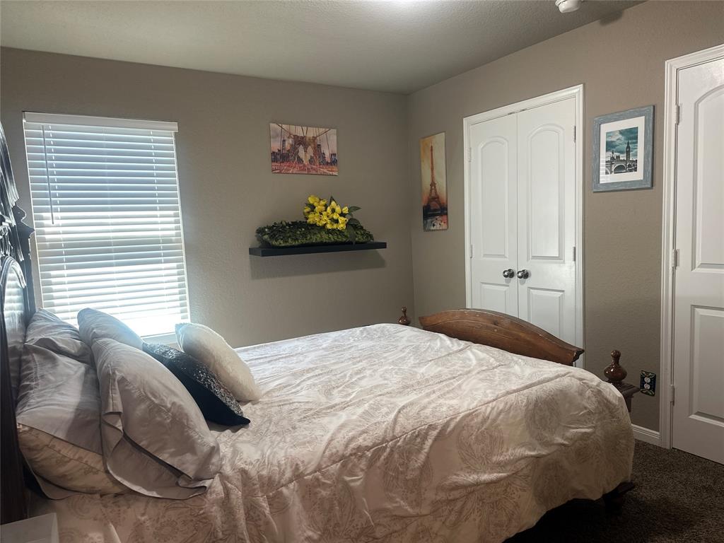 10420 Langham Drive Waco, TX 76708 - Photo 24 of 36 a bedroom with a bed and painting on the wall