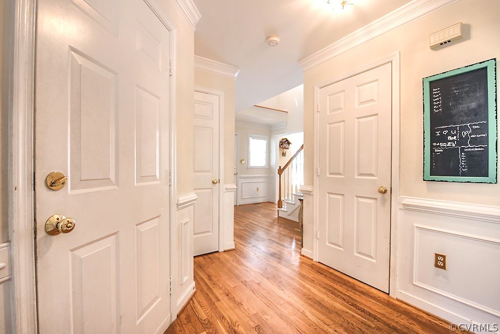 5405 Windy Ridge Drive Midlothian, VA 23112 - Photo 13 of 41 Hallway leading to first floor Laundry Room and Ga