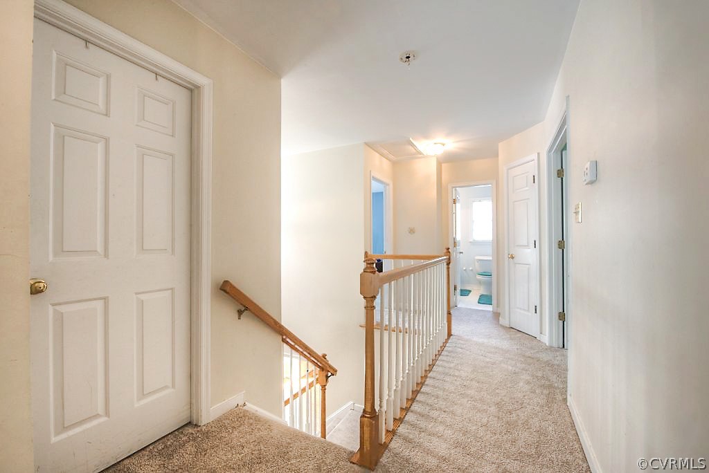 5405 Windy Ridge Drive Midlothian, VA 23112 - Photo 25 of 41 Upstairs Hallway with New Carpet