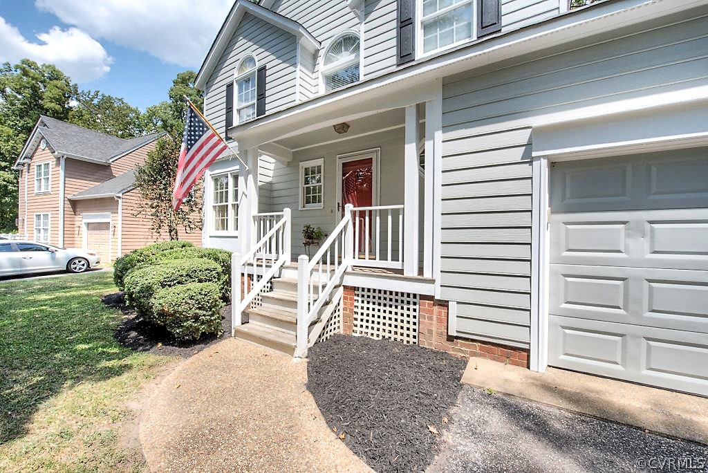 5405 Windy Ridge Drive Midlothian, VA 23112 - Photo 3 of 41 Aggregate Walkway leading up to front porch