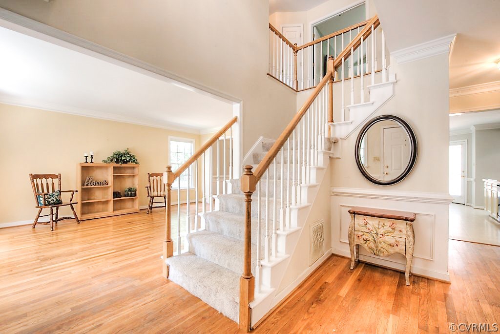 5405 Windy Ridge Drive Midlothian, VA 23112 - Photo 6 of 41 New Carpet on Stairs in 2-Story Foyer