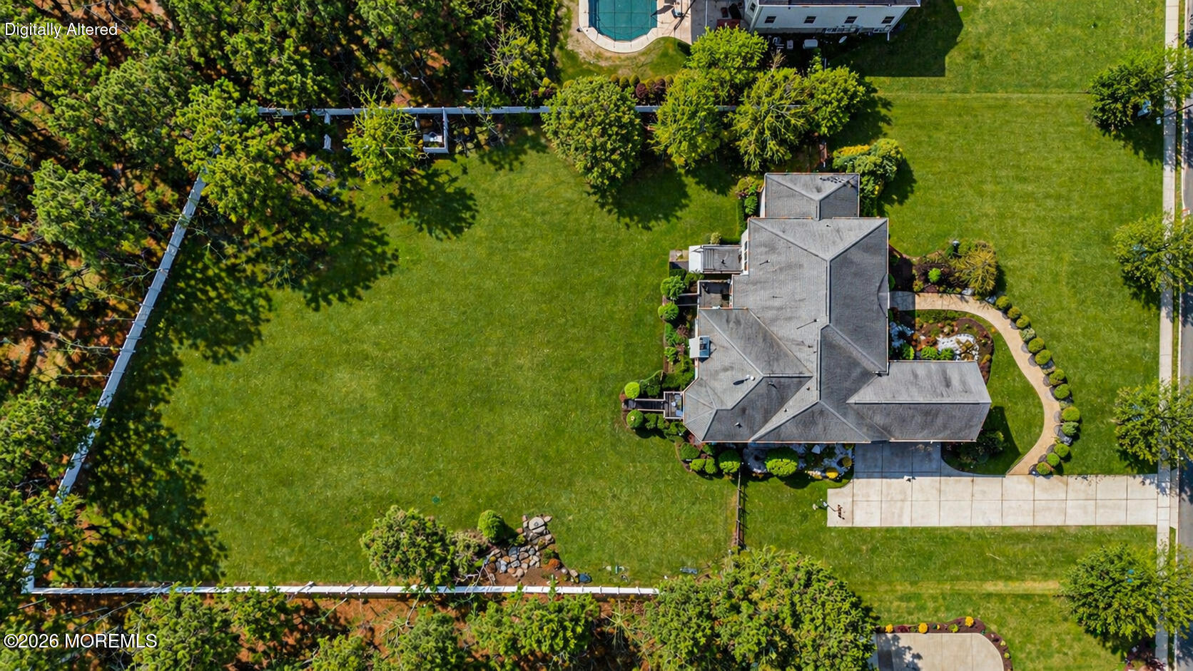 4 Wilson Boulevard Jackson, NJ 08527 - Photo 4 of 75 an aerial view of a house with a yard basket ball court and outdoor seating