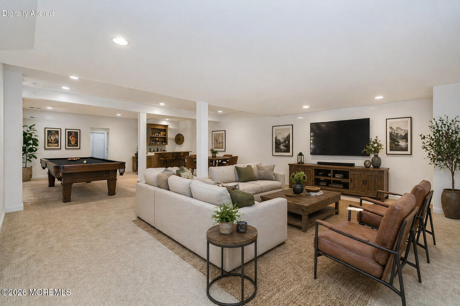 4 Wilson Boulevard Jackson, NJ 08527 - Photo 58 of 75 a living room with furniture and a flat screen tv