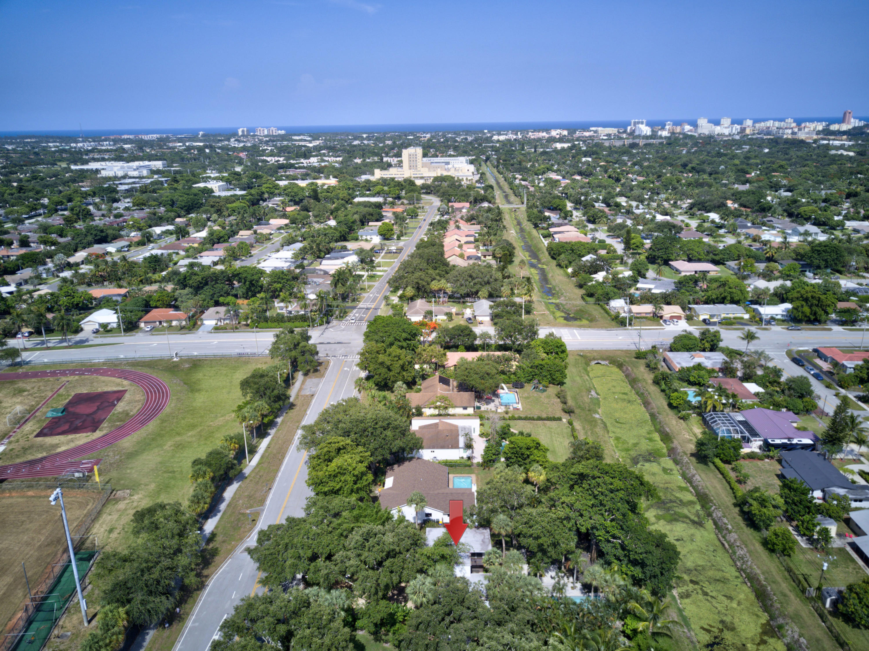 1240 Northwest 8th Street Boca Raton, FL 33486 - Photo 53 of 55 Aerial view