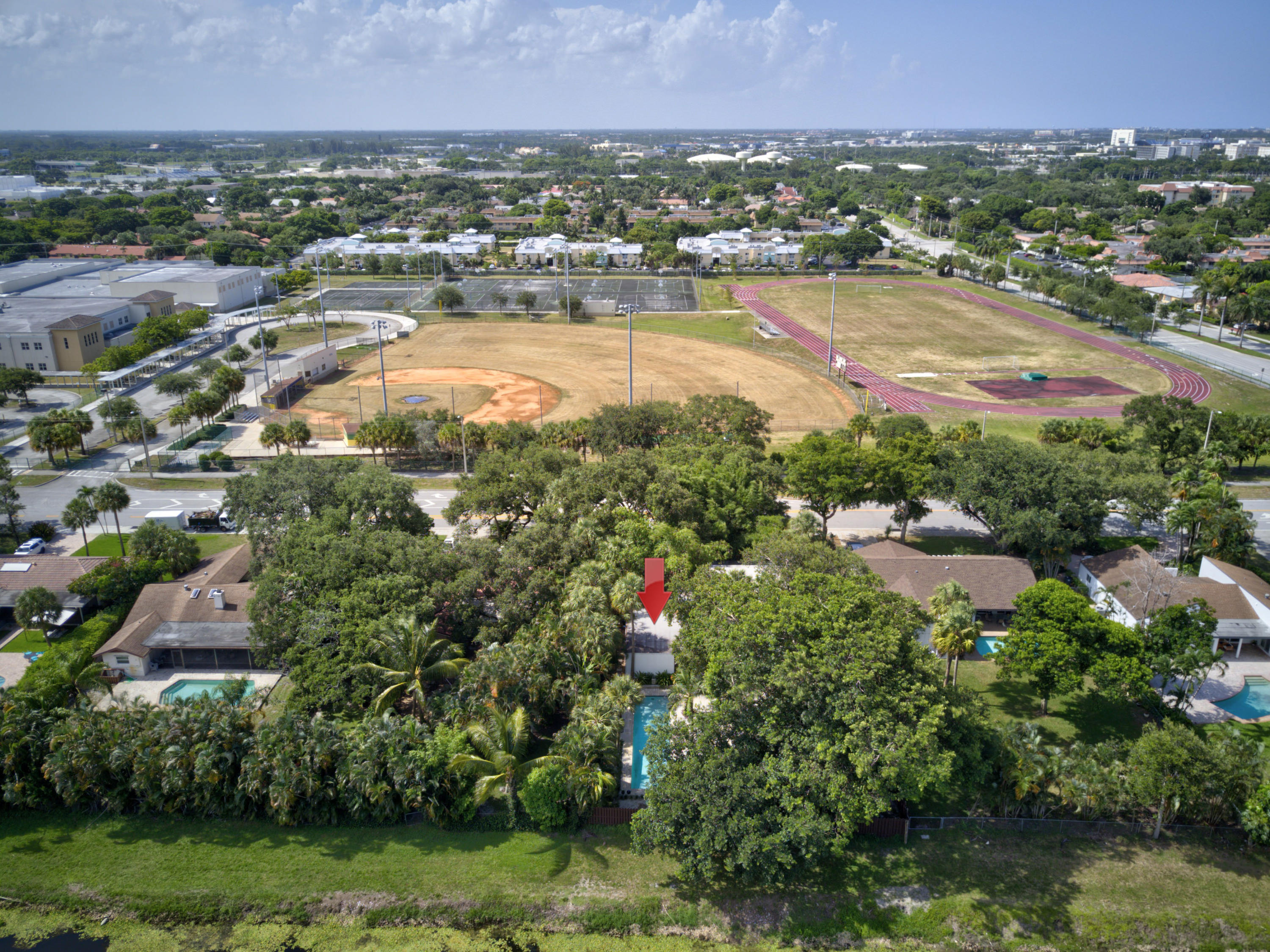 1240 Northwest 8th Street Boca Raton, FL 33486 - Photo 54 of 55 Aerial view
