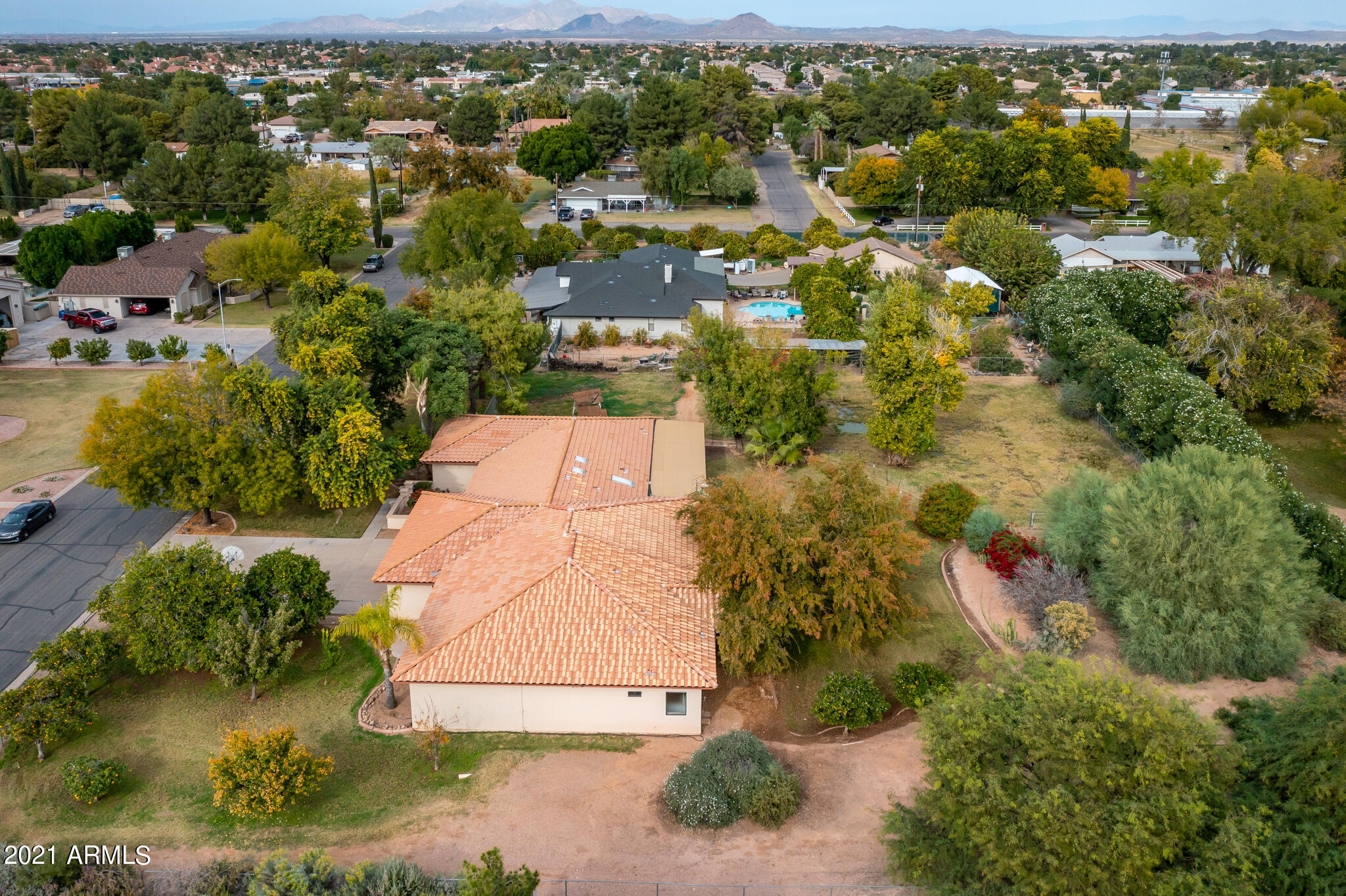 1735 North Rico Circle Mesa, AZ 85213 - Photo 47 of 48 Aerial Perspective