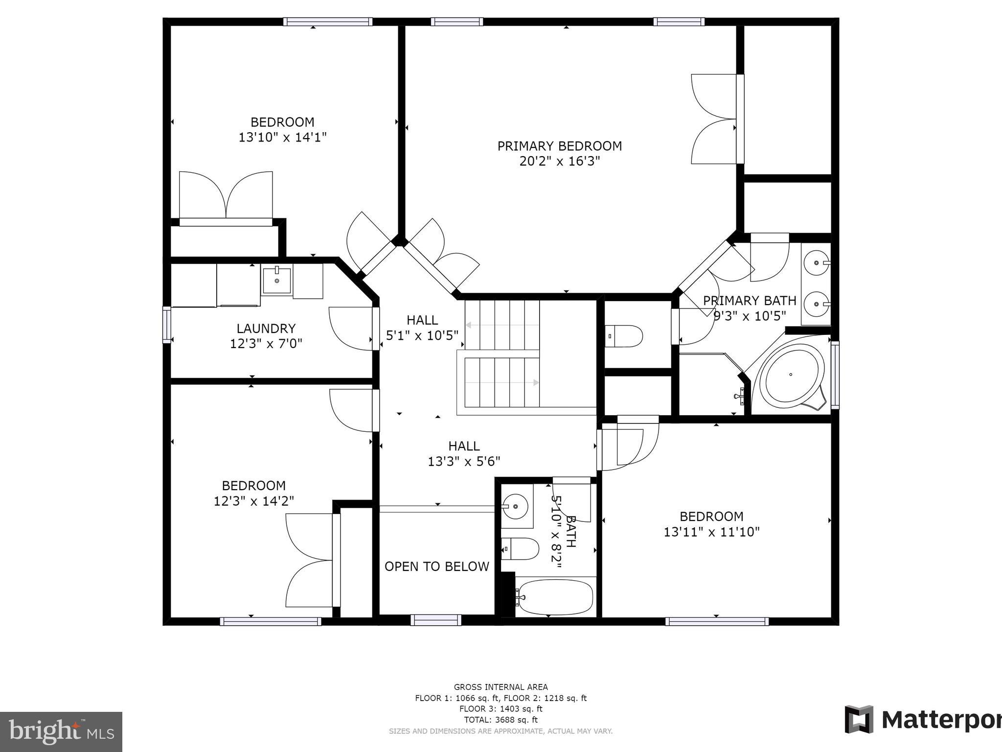 7808 Longridge Road Baltimore, MD 21236 - Photo 35 of 36 Upper Level Floor Plan
