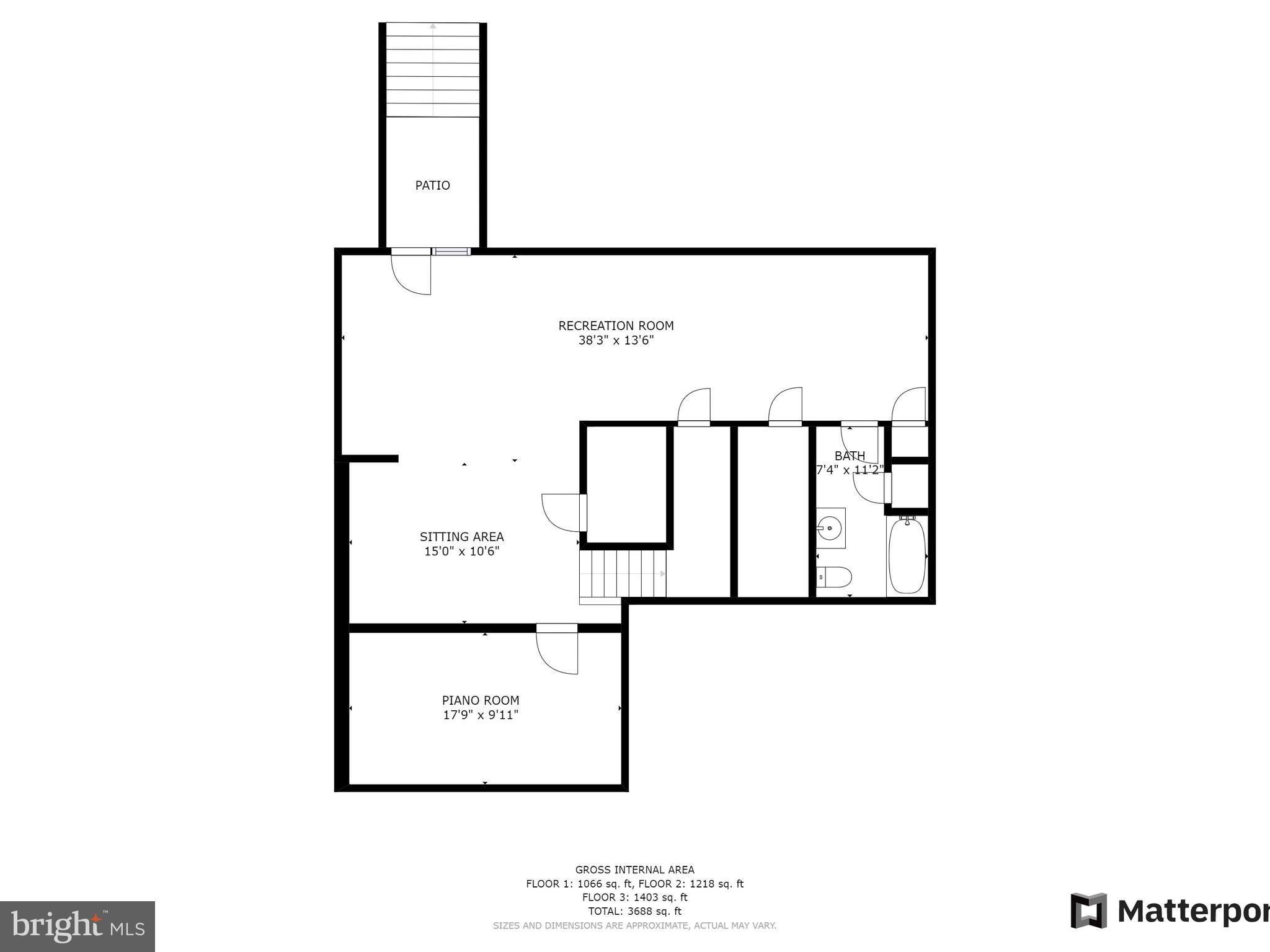 7808 Longridge Road Baltimore, MD 21236 - Photo 36 of 36 Lower Level Floor Plan