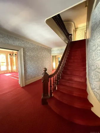 view of an entryway with wooden floor