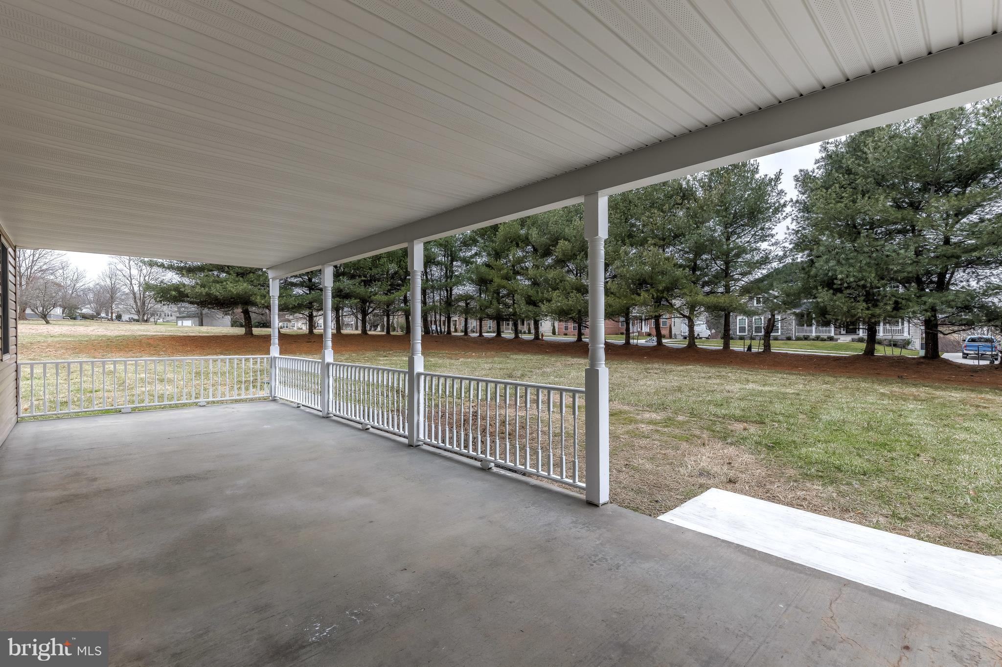 9900 Hidden Valley Road Perry Hall, MD 21128 - Photo 28 of 29 Deep Covered Back Porch