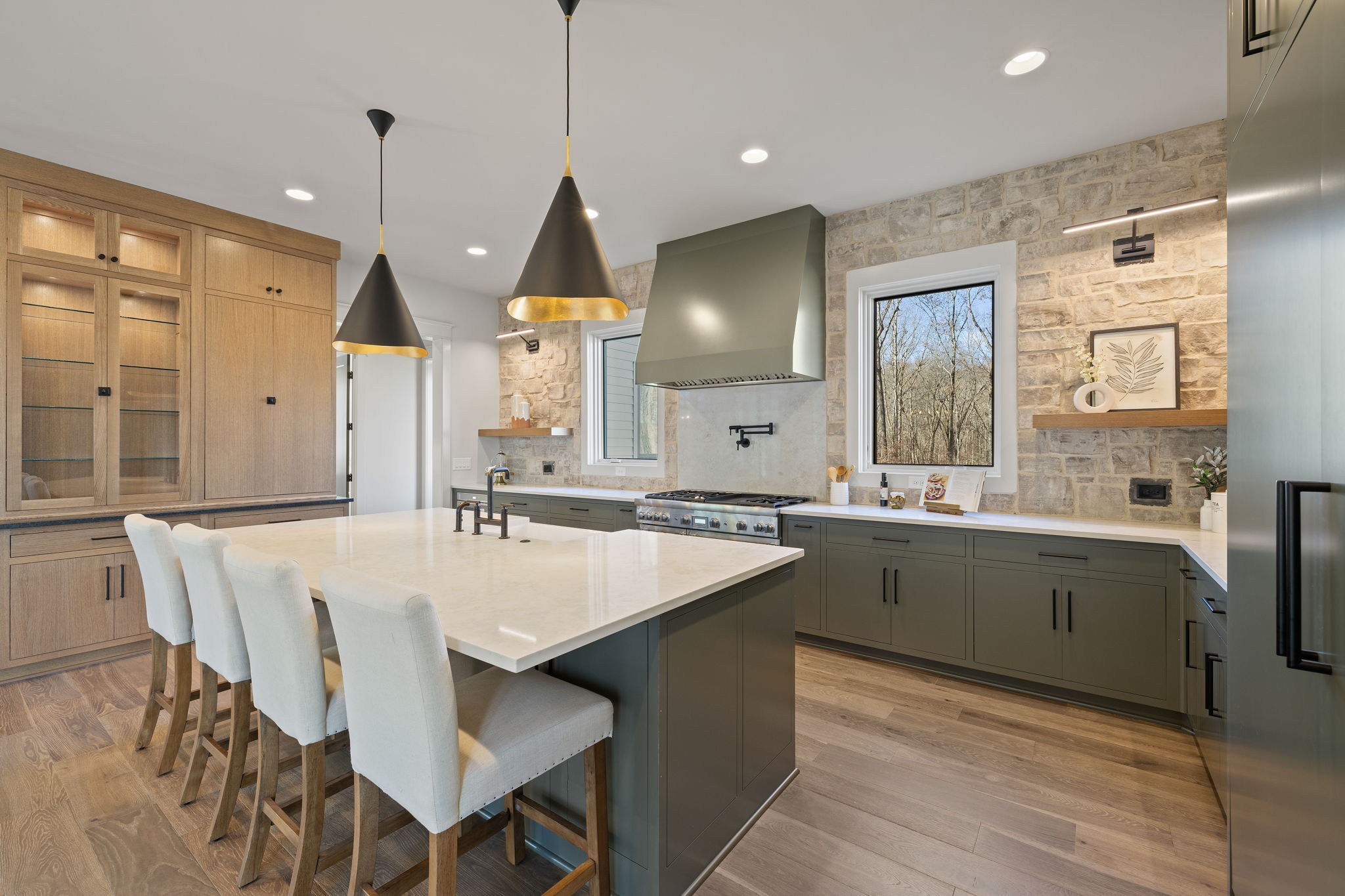 5896 Pinewood Road Franklin, TN 37064 - Photo 19 of 66 a large kitchen with a table and chairs
