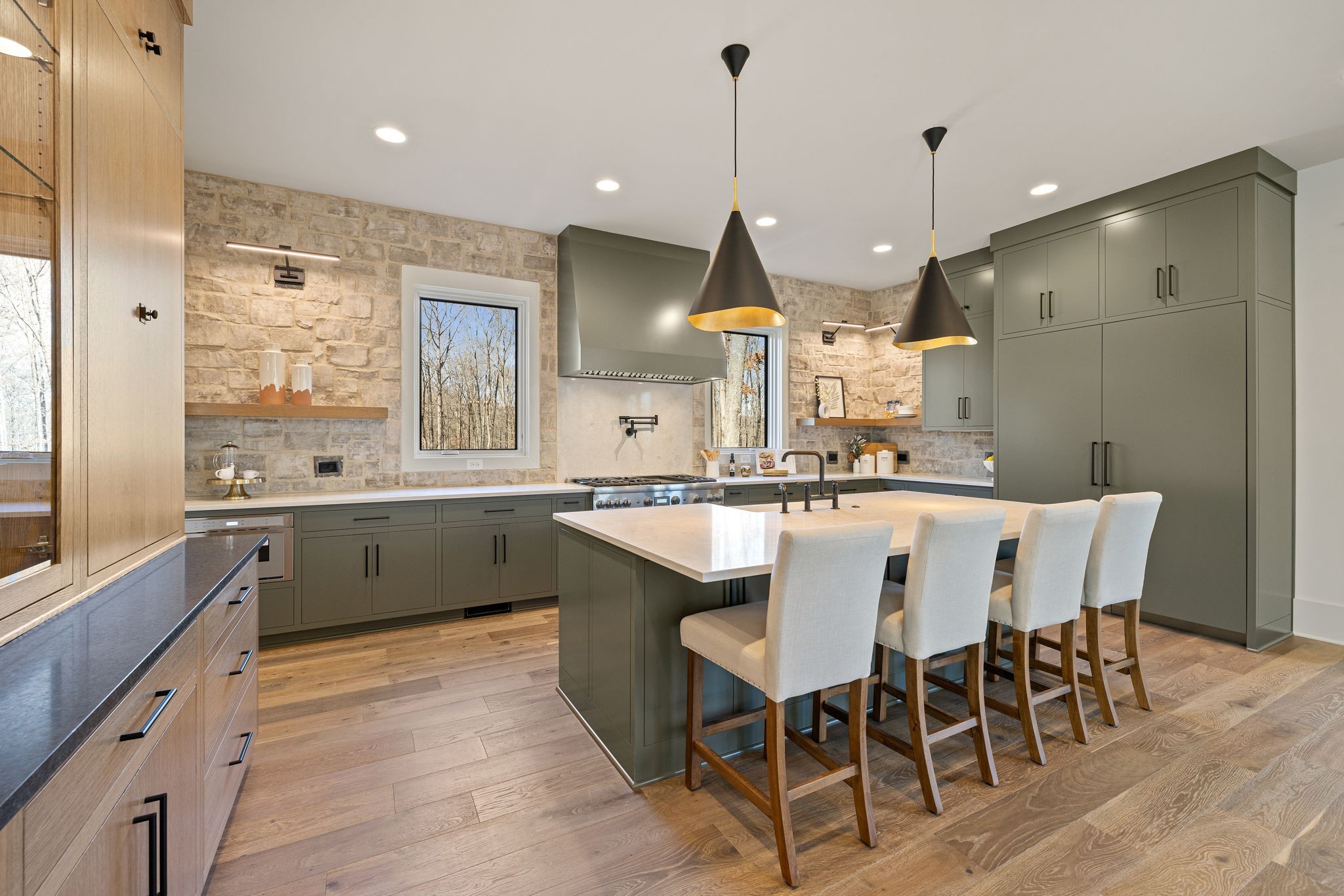 5896 Pinewood Road Franklin, TN 37064 - Photo 26 of 66 a large kitchen with a table and chairs