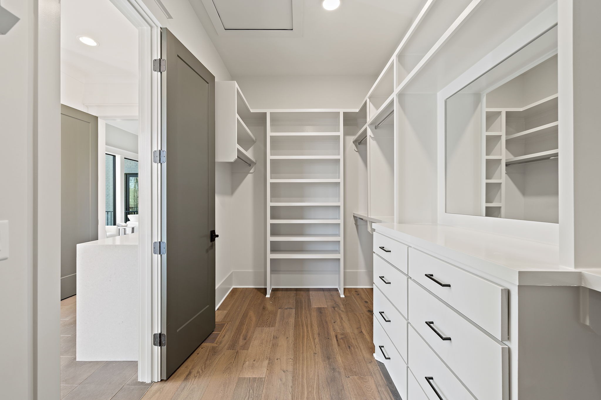 5896 Pinewood Road Franklin, TN 37064 - Photo 41 of 66 a view of walk in closet with empty racks