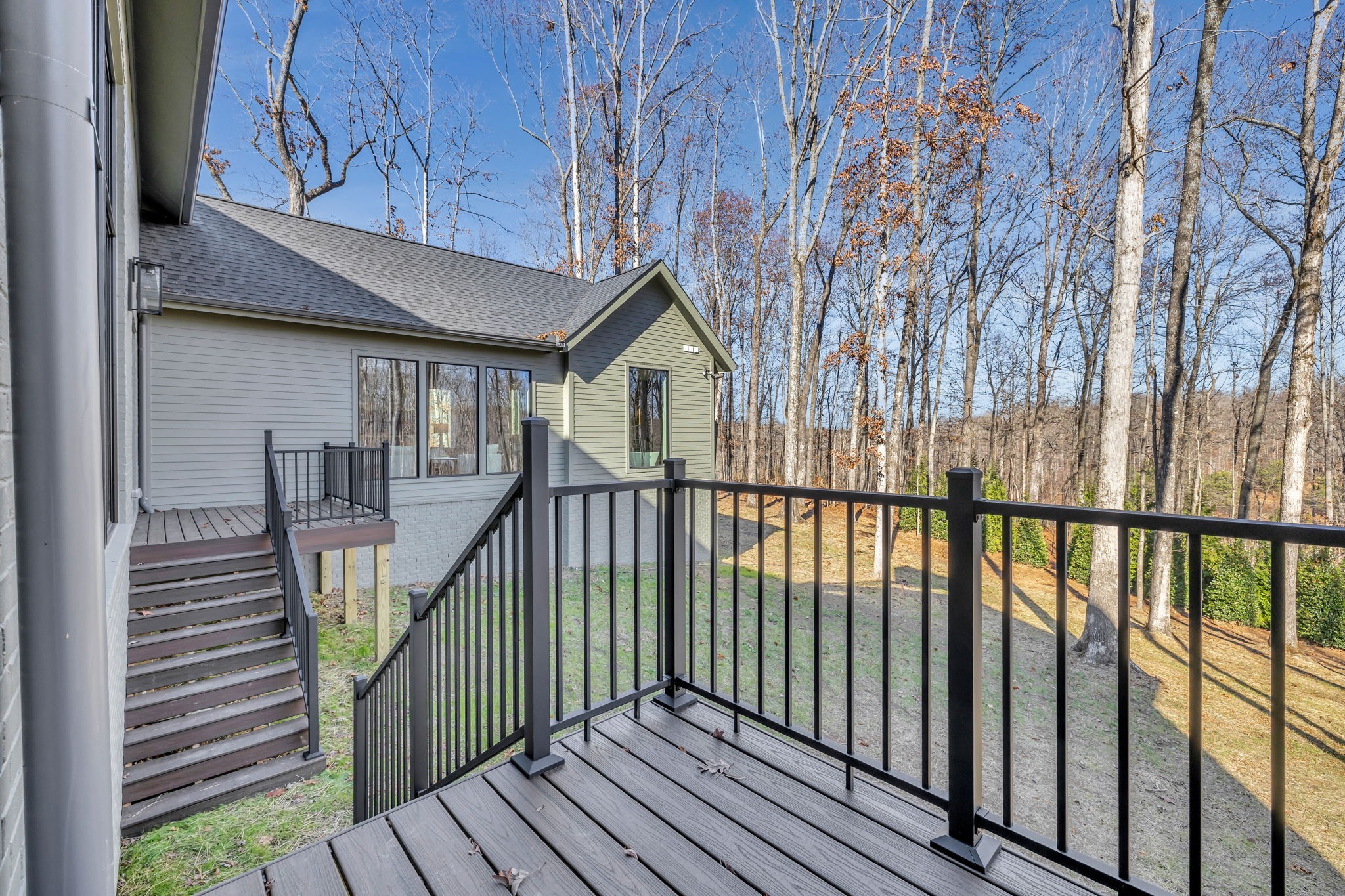 5896 Pinewood Road Franklin, TN 37064 - Photo 59 of 66 a view of a balcony with wooden floor