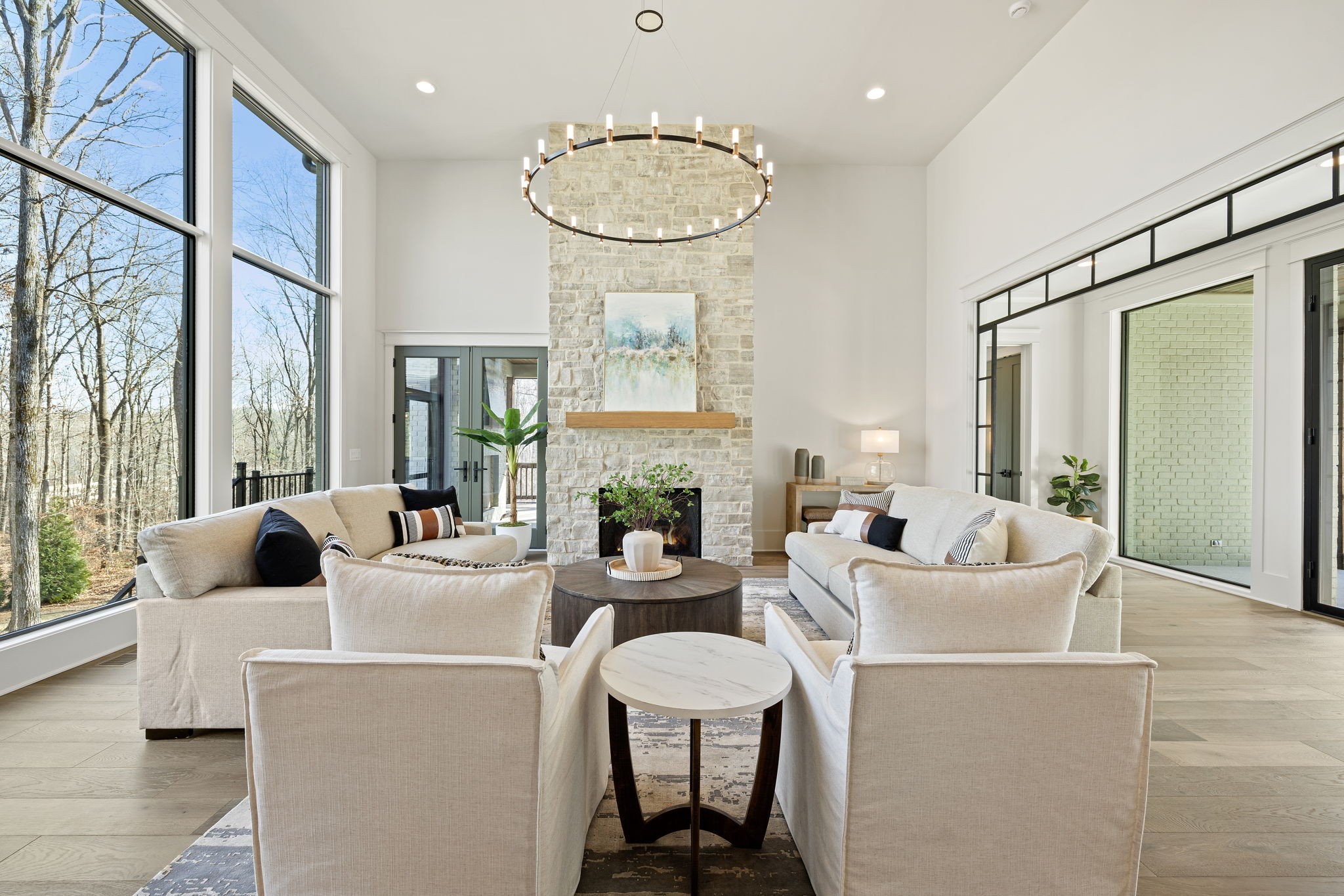 5896 Pinewood Road Franklin, TN 37064 - Photo 10 of 66 a living room with furniture and a large window