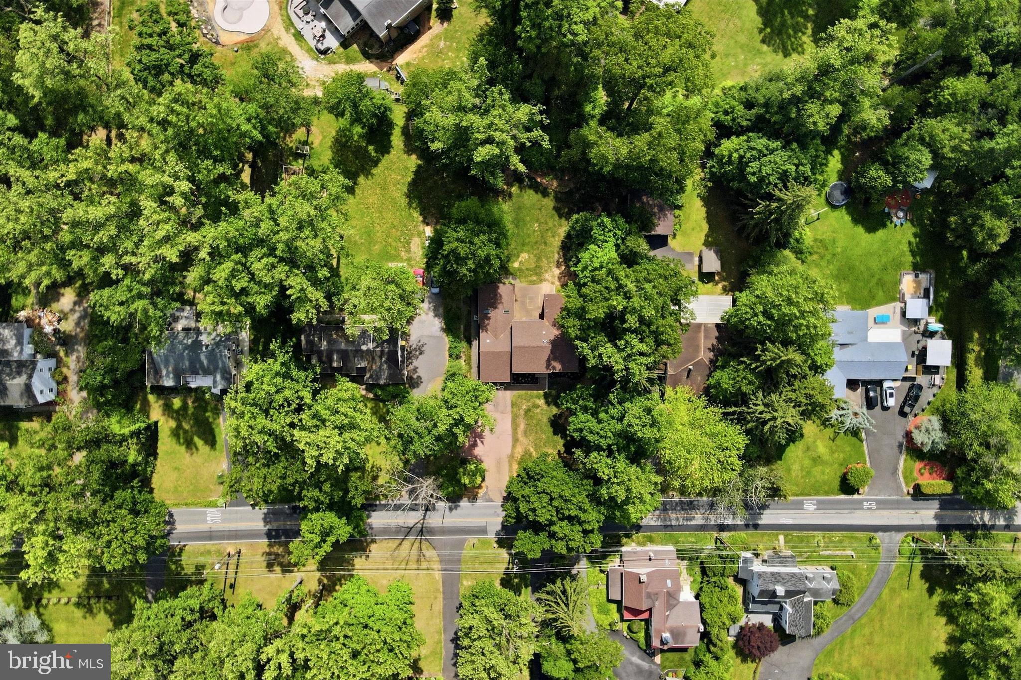 1980 Terwood Road Huntingdon Valley, PA 19006 - Photo 43 of 48 an aerial view of a house with a yard