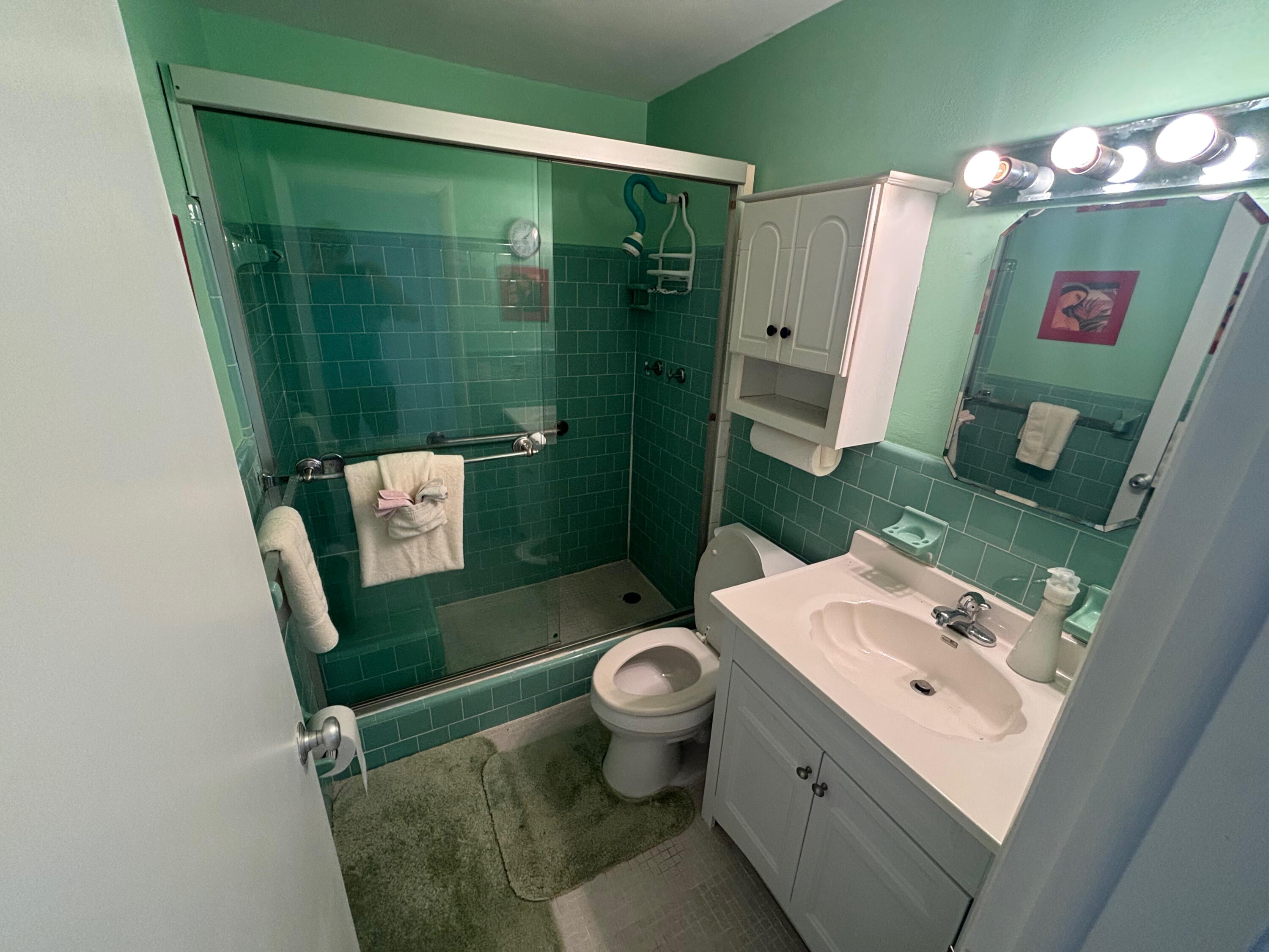 1433 Sunset Road Big Pine Key, FL 33043 - Photo 8 of 18 a bathroom with a sink toilet and shower