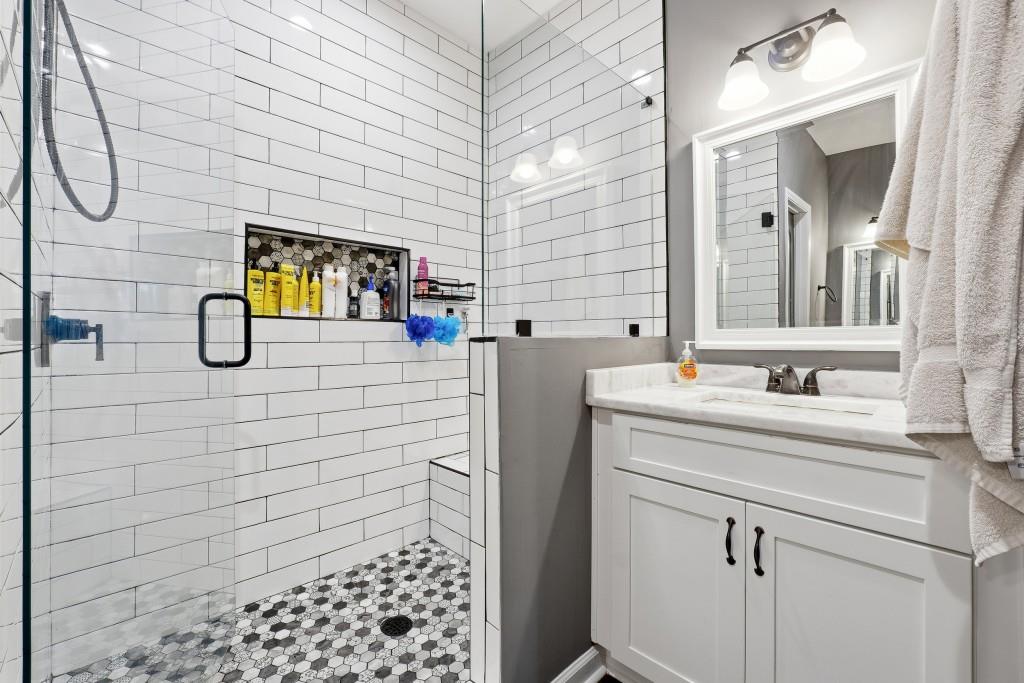 133 Pebblebrook Way Temple, GA 30179 - Photo 17 of 36 a bathroom with a sink and mirror
