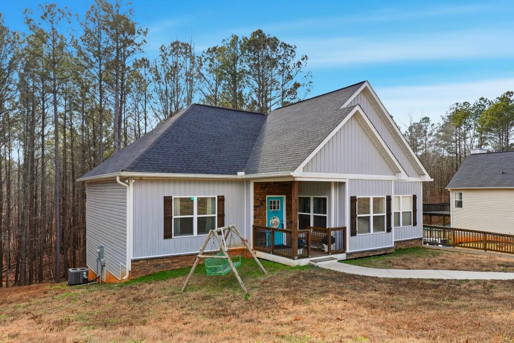 133 Pebblebrook Way Temple, GA 30179 - Photo 36 of 36 a front view of a house with garden