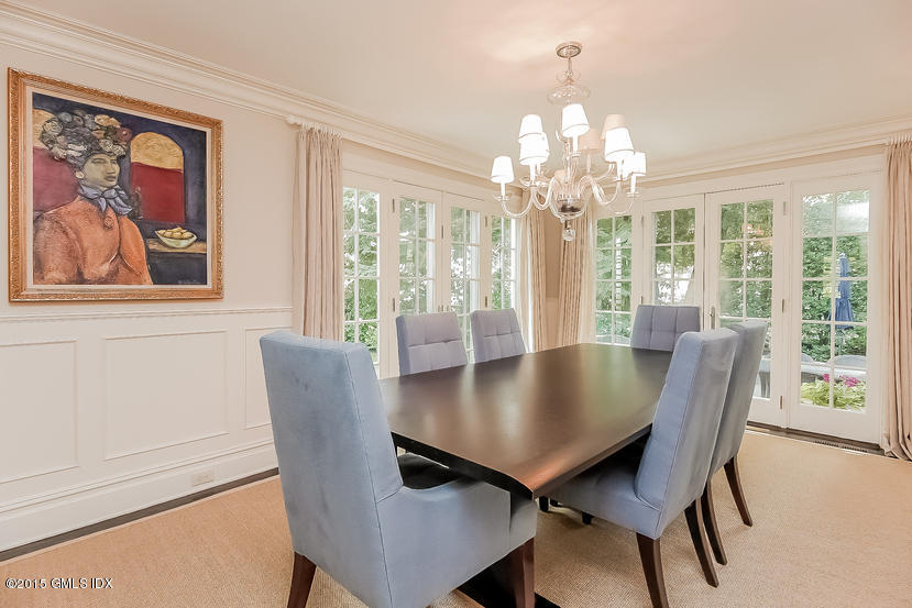 42 Owenoke Way Riverside, CT 06878 - Photo 4 of 19 a view of a dining room with furniture window and outside view