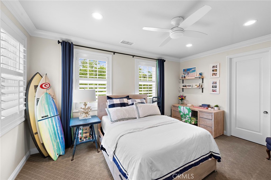 15 Starlight Ladera Ranch, CA 92694 - Photo 15 of 36 a bedroom with a bed a dresser and a large window