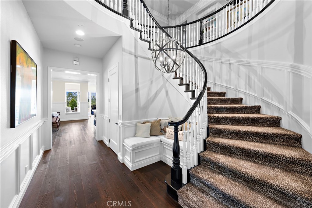 15 Starlight Ladera Ranch, CA 92694 - Photo 6 of 36 a view of entryway and hall with wooden floor