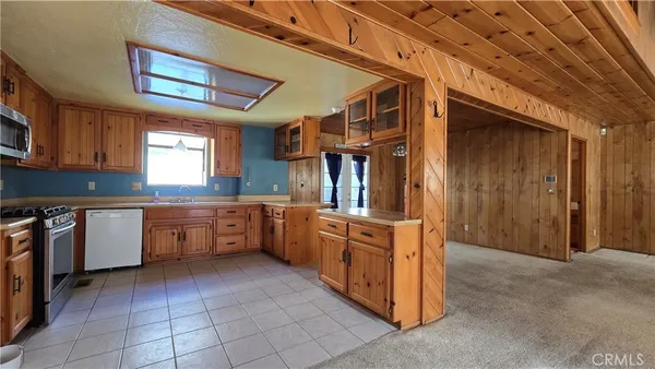 a kitchen with a stove a sink and a refrigerator