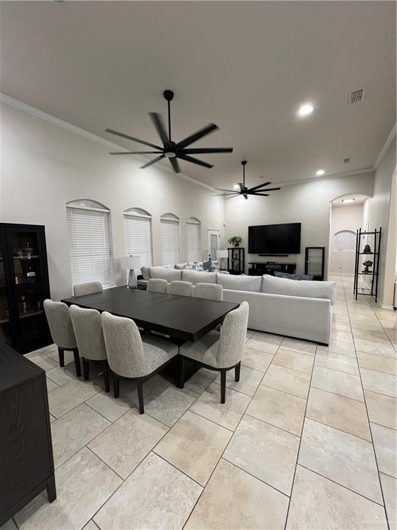5809 North 3rd Street McAllen, TX 78504 - Photo 9 of 18 a living room with furniture and kitchen view