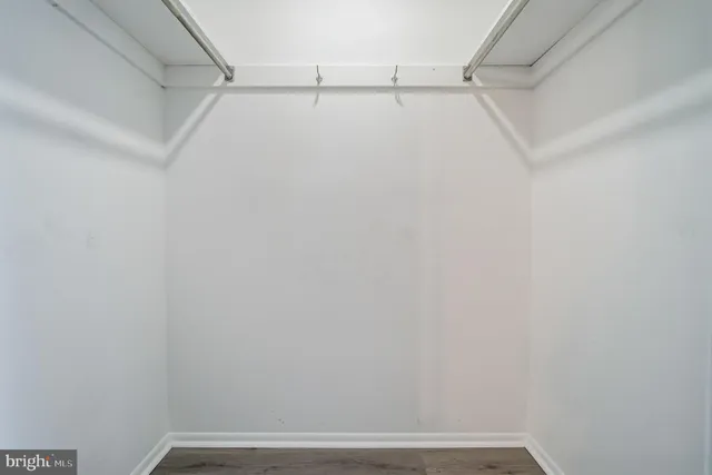 a view of walk in closet