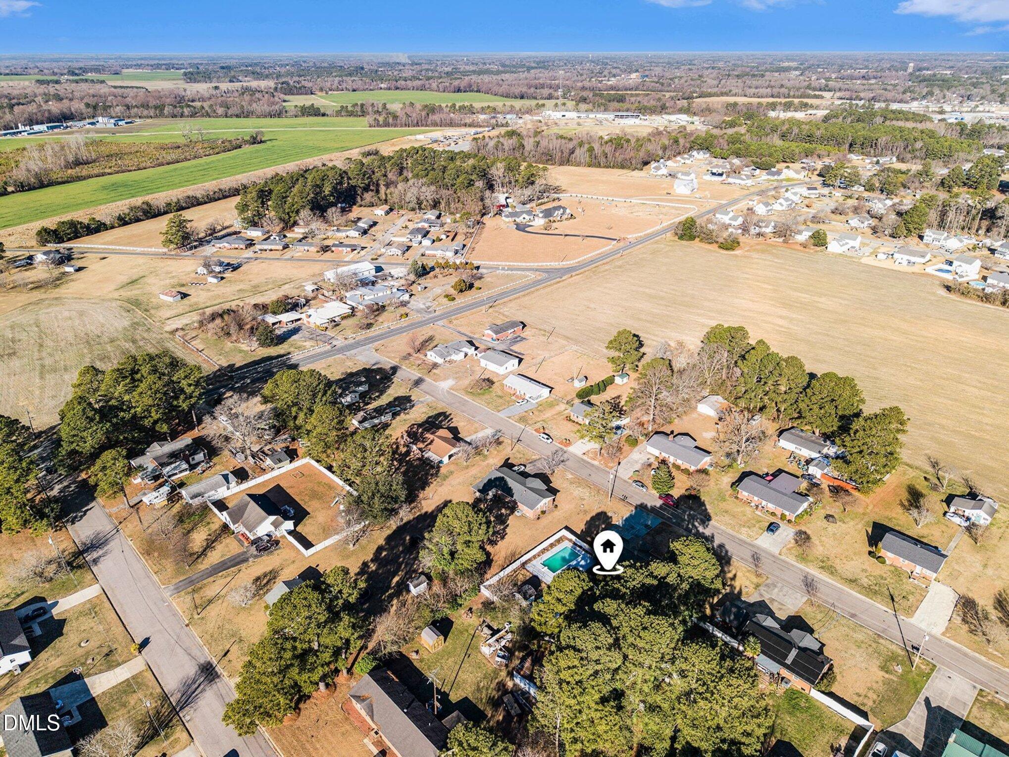 106 May Street Dunn, NC 28334 - Photo 35 of 40 Aerial