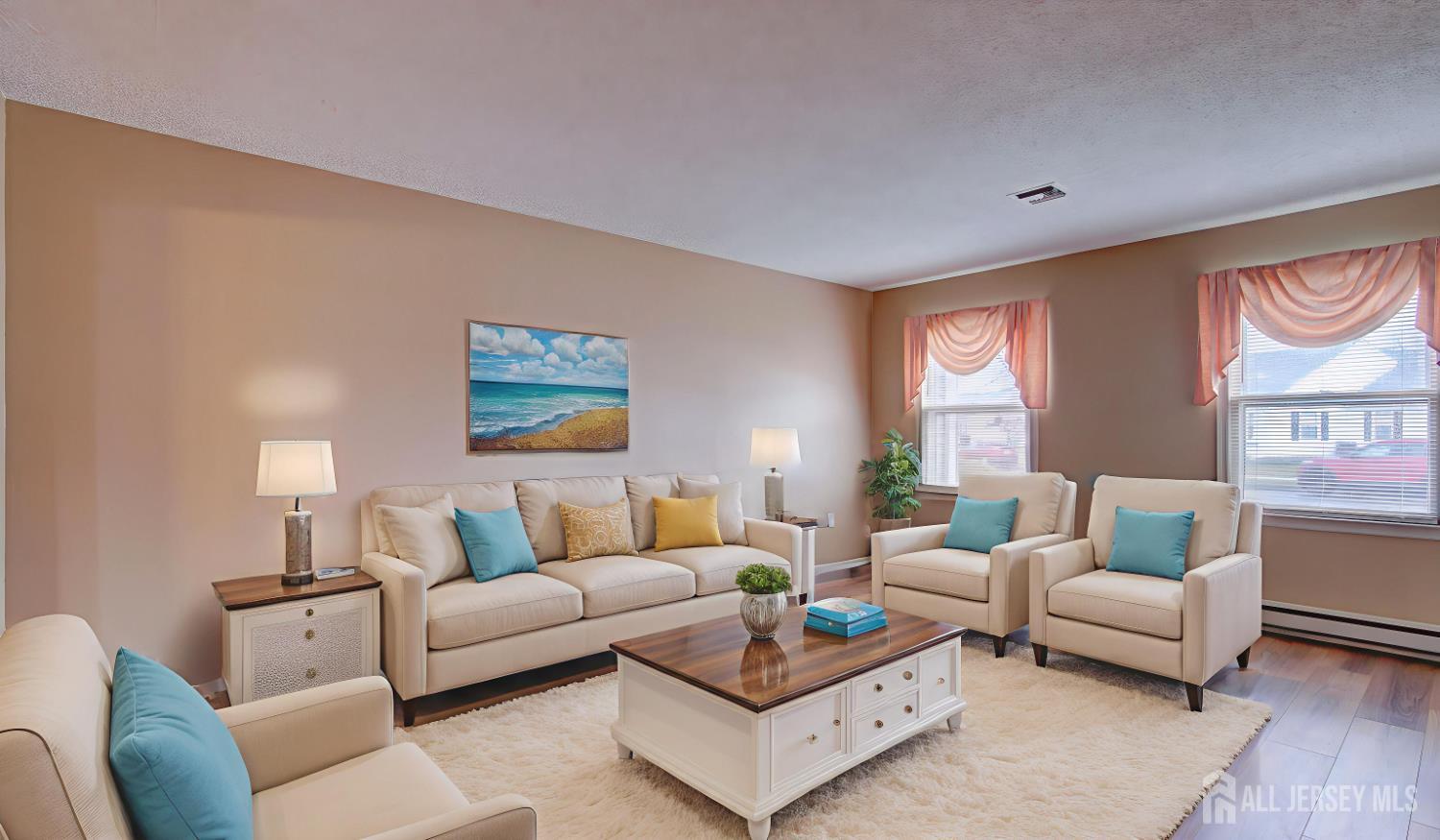 337A Old Nassau Road, Unit A Monroe Township, NJ 08831 - Photo 6 of 39 a living room with furniture and a large window
