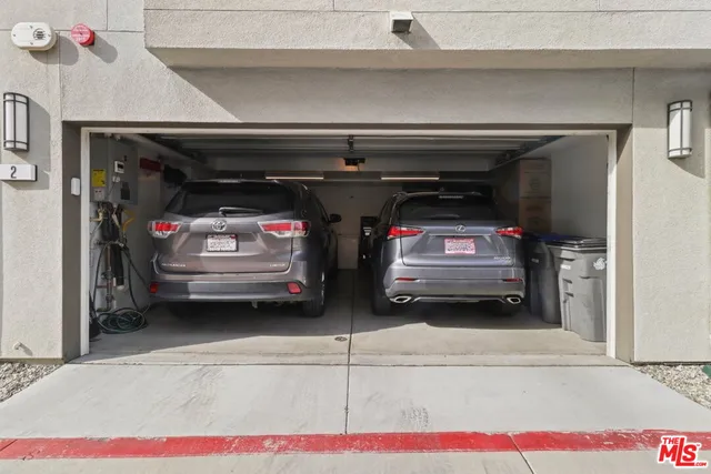 a view of parking garage