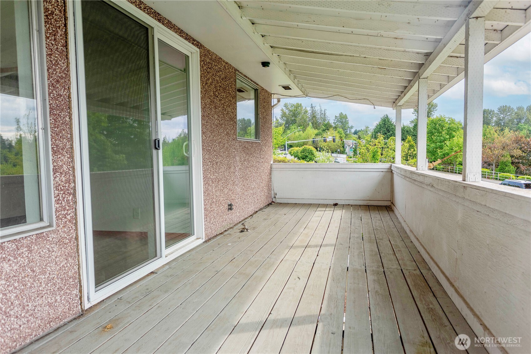 2205 South Meridian Puyallup, WA 98372 - Photo 16 of 39 a view of outdoor space with wooden floor and windows