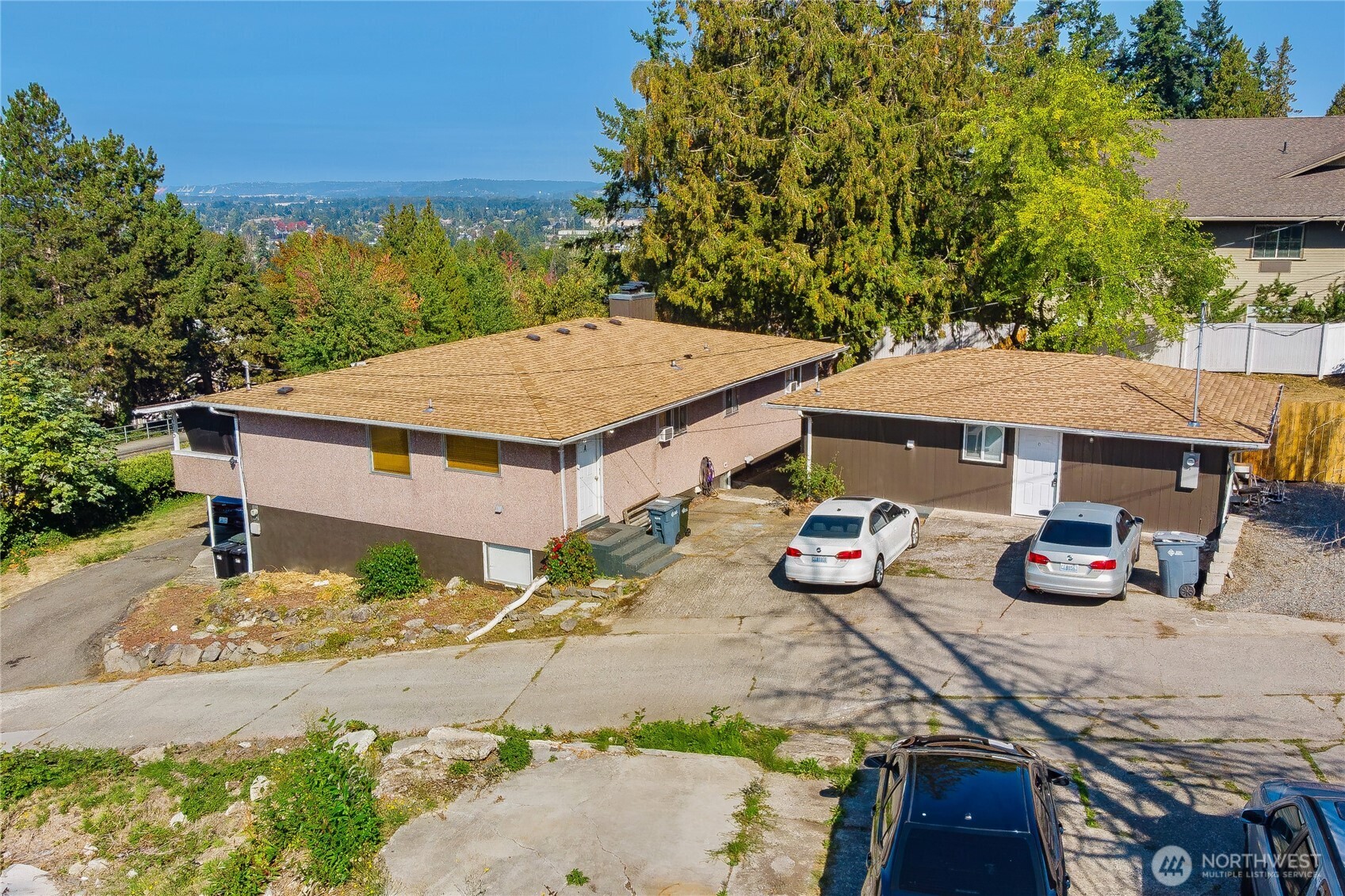 2205 South Meridian Puyallup, WA 98372 - Photo 2 of 39 an aerial view of a house with garden